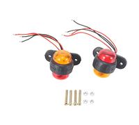 Xtahdge 2 Piezas Luces LED para Remolque de CamióN Luces de PosicióN Lateral de Coche de 24 V Luz Indicadora Lateral de SeñAl de Advertencia