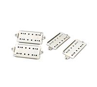 Xtahdge 2 Uds Puente de Cuello de Guitarra Humbucker Placa Base 50Mm 52Mm Espaciados de Poste Piezas de Cuello de Puente Humbucker