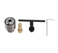 Xtahdge Mini Chuck de Taladro Molienda de Taladro Electrico Chuck de Taladro Sin Llave de Llave 0.3-4Mm Rango de Capacidad 3.17Mm Eje Biela