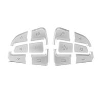 Xtahdge Pegatinas Decorativa Cubierta de BotóN del Volante del Coche para Clase B Gla GLS Cla C177 2015-2019 Accesorios