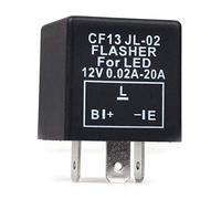 Xtahdge Relé de Intermitencia 12V Led Electrónico -13 de 3 de Coche Fijar para El Intermitente de Señal de
