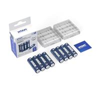 XTAR 4300 mWh, 2700 mAh, 1,5 V, pilas de litio recargables AA, máxima capacidad para cámaras salvajes, juguetes RC - 2,5 A de descarga máxima, carga rápida 2,6H, 1200 ciclos de carga, a prueba de