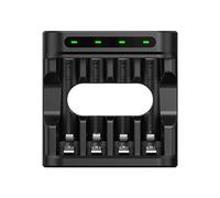 XTAR L4 AAA-Battery Charger para Baterías de Litio de 1.5V y 1.2V NiMH