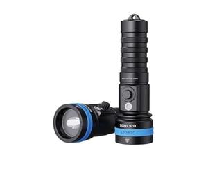 XTAR Linterna de buceo D26 1600S de 1600 lúmenes, luz de buceo, 4 modos IPX8, luces submarinas, para exploración al aire libre, deportes acuáticos (no incluye batería)