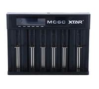 XTAR MC6C LCD Smart - Cargador de baterías de Ion de Litio