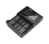 Cargador De Baterías Cilíndricas XTAR VC4 Li-Ion LCD USB NiMH Nuevo