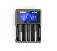 XTAR VC4 Cargador USB Inteligente de Baterías con Pantalla LCD
