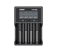 XTAR VC4SL Cargador De Baterías Inteligente 4-Slot Li-Ion NiMH LCD USB-C QC3.0