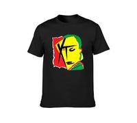 XTC Drums and Wires Album Cover Rock Unisex 100% Cotton Short-Sleeve T-Shirts Black L