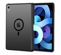 XTCASE Funda Magnética para iPad (A16) 11ª Generación 2025 11 Pulgadas/iPad 10ª Generación 2022 10,9 Pulgadas, Carcasa Trasera Duro Translúcida Mate A Prueba de Golpes Resistente a arañazos, Negro