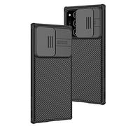 XTCASE Funda para Samsung Galaxy Note20 Ultra 5G, Protección de la cámara Carcasa Cubierta de cámara Deslizante Ultra Delgado Rígida PC Anti-Choque Anti-arañazos Proteger Caso, Negro