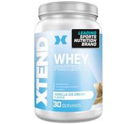 XTEND Proteína de suero en polvo, 30 porciones, helado de vainilla | 20 g de proteína por porción para la recuperación posterior al entrenamiento y el crecimiento muscular