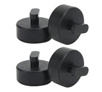 XTevu - Almohadillas De Soporte De Punto De Gato De Goma - 4 Discos De Soporte, Compatibles con Corvette C5 C6 C7 C8 GS Z - Almohadillas De Elevación De Soporte De Gato