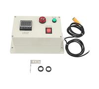 XTevu BERM Medidor de longitud digital Unidad contadora de longitud mecánica en medidor con función de control 1-9999 100-240V, medidor de longitud de cable industrial para cable
