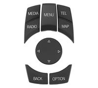 XTevu Car CIC IDrive Perilla multimedia Botón de menú Reemplazo del interruptor para BMW E84 E70 E71 E72 E81 E82 E Chasis (Negro mate)