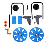 XTevu Carro De Carrete De Manguera, Carro De Manguera De Empuje Manual con Organizador De Estante De Almacenamiento para Manguera De Jardín G1 2 De 50 M, Riego Al Aire Libre