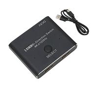XTevu Conmutador HDMI 8K Bidireccional - 2 Entradas 1 Salida/1 Entrada 2 Salidas, Conmutador Bidireccional 3D para PS5, Conmutador De Interfaz Multimedia De Alta Definición Compatible con 8K A 60 Hz
