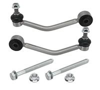 XTevu Enlace de barra estabilizadora, enlace final estabilizador trasero 7L0505465A 7L0505466A Reemplazo izquierdo derecho compatible con, 1 par