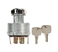 XTevu Interruptor de Encendido de Arranque con 2 Llaves, AR58126 Interruptor de Llave de Encendido OEM Reemplazo para Tractor John Deere 2 330 655 755 830 855 856 955
