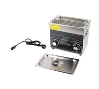XTevu Limpiador Ultrasónico 3L, Lavadora de Desengrase con Perilla de Control, Tanque de Limpieza de Acero Inoxidable para Objetos Finos