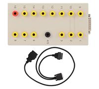 XTevu OBD2 Breakout Box, OBD2 Pin Out Tester con cable de diagnóstico de 113 cm y 38 cm, herramienta de diagnóstico OBD2 para cableado de ECU de coche y reparación de automóviles