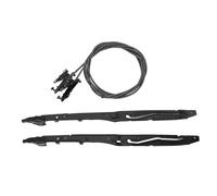 XTEVU Sun Tooof Cable Track, Conjunto de cable de vidrio Compatible con expedición de la serie F, FL3Z16502C22 Sunroof SEAL Kit, Reducción de ruido Sun Rack Set