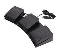 XTevu USB Foot Pedal PC Triple Foot Switch, USB Foot Switch 3 Key Multifunction Ergonomic Sensitive PC Computer Keyboard for Game Media Instrument