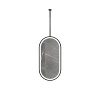 XTGDIEM Espejo Flotante De Techo con Luz LED Giratoria