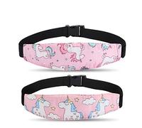 Xthuge Soporte para la cabeza del asiento de coche para bebé, correas de asiento de coche, prohibición de soporte de almohada, correa de alivio del cuello del cochecito, reposacabezas, posicionador de