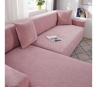 XTHY Fundas para Sofa Elastica 3/2/4/1 Plazas Funda De Sofa Chaise Longue L Cubierta De Sofá Ajustables Universales Cubre Sofa De Protector para Sofás Verano Mascotas Funda Sofa Gatos