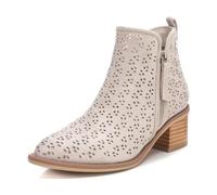 XTI 142255, Botas Cortas al Tobillo Mujer, Hielo, 39 EU