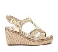 XTI 142320, Sandalias con cuña Mujer, Oro, 40 EU