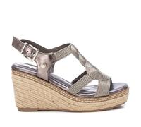 XTI 142320 - Sandalias con cuña para mujer, Plomo, 40 EU