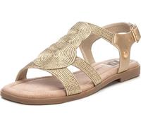 XTI 142589, Sandalias Planas Mujer, Oro, 36 EU