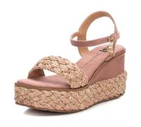 XTI - Sandalia Mujer Nude - Calzado Cómodo y Versátil - Moda casual - Modelo 14267501 (Talla 39)