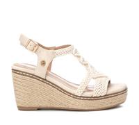 XTI Sandalias 142834 Blanco Roto -Altura cuña 8cm-