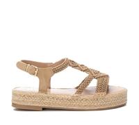 XTI 142840, Sandalias Planas Mujer, Beige, 37 EU