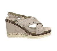 XTI 48922, Sandalias con Plataforma Mujer, Marrón (Taupe Taupe), 37 EU