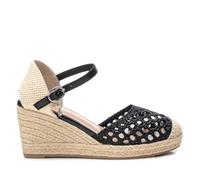 XTI - Alpargatas Mujer Negro - Calzado Cómodo y Versátil - Moda Casual - Modelo 14289301 (Talla 39)
