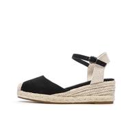 XTI - Alpargatas Mujer Negro - Calzado Cómodo y Versátil - Moda casual - Modelo 14410404 (Talla 40)