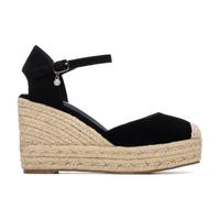 XTI - Alpargatas Mujer Negro - Calzado Cómodo y Versátil - Moda casual - Modelo 14541602 (Talla 38)