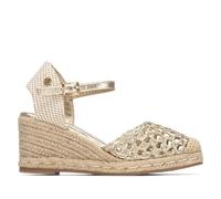XTI - Alpargatas Mujer Oro - Calzado Cómodo y Versátil - Moda casual - Modelo 14533901 (Talla 36)
