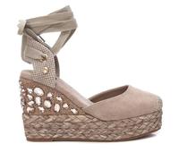 XTI - Alpargatas Mujer Taupe - Calzado Cómodo y Versátil - Moda casual - Modelo 14399504 (Talla 37)