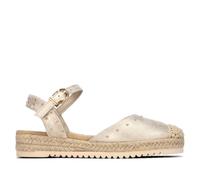 XTI - Alpargatas Niña Oro - Calzado Cómodo y Versátil - Moda casual - Modelo 15309005 (Talla 37)
