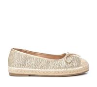 XTI - Bailarina Mujer Oro - Calzado Cómodo y Versátil - Moda Casual - Modelo 14402701 (Talla 40)
