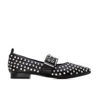 XTI - Bailarinas Mujer Negro - Calzado Cómodo y Versátil - Moda Casual - Modelo 14426401 (Talla 41)