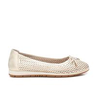 XTI - Bailarinas Mujer Oro - Calzado Cómodo y Versátil - Moda Casual - Modelo 14391305 (Talla 40)