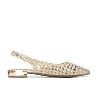 XTI - Bailarinas Mujer Oro - Calzado Cómodo y Versátil - Moda Casual - Modelo 14530002 (Talla 41)