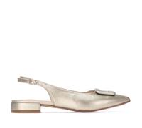 XTI - Bailarina Mujer Oro - Calzado Cómodo y Versátil - Moda Casual - Modelo 14536803 (Talla 40)