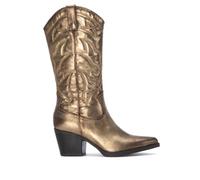 XTI - Botas Camperas Mujer Bronce - Calzado Cómodo y Versátil - Moda casual - Modelo 14430602 (Talla 41)